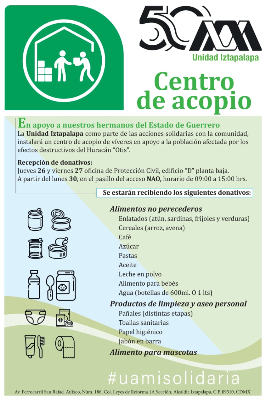 Read more about the article Centro de Acopio Para el estado de Guerrero